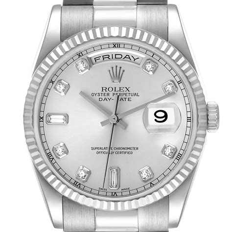 rolex president white|Rolex president watch price.